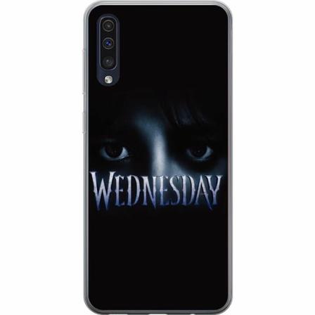 Samsung Galaxy A50 Genomskinligt Skal Wednesday Addams