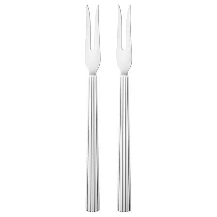 Georg jensen Bernadotte haarukka leikkeleille, 2-pakkaus