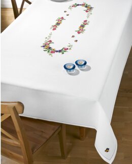 Broderikit Duk Tulpaner och penseer