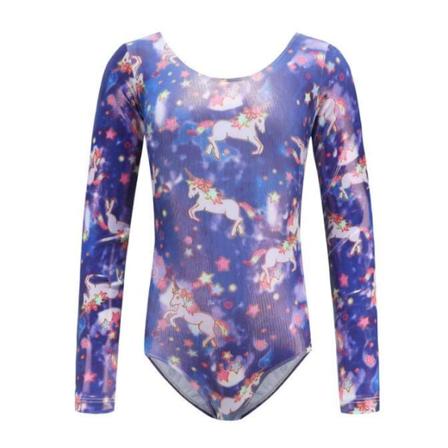 Tjejer Leotards One-Piece Färgglada Danskläder purple 110cm