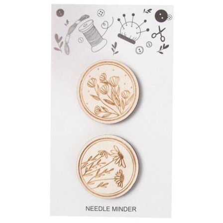 Nålepasser udskåret blomstermønster SÆT 3 SÆT 3