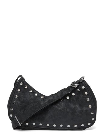 Weekday Small Faux Leather Handbag - Black - ONE SIZE