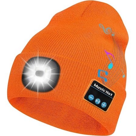 LED-lampa Bluetooth Mössa, För Camping Löpning