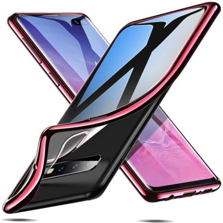 Samsung Galaxy S10 - Flovemes beskyttende silikondeksel Roséguld