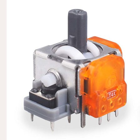 TMR Hall Joystick kompatibel med PS5 - Orange Præcision til Gaming