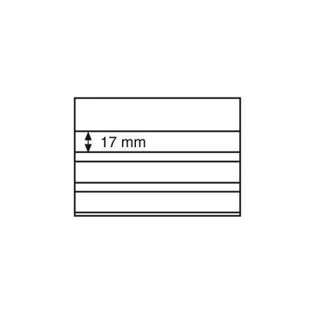 Leuchtturm instickskort standard - 148 x 105 mm - Sort