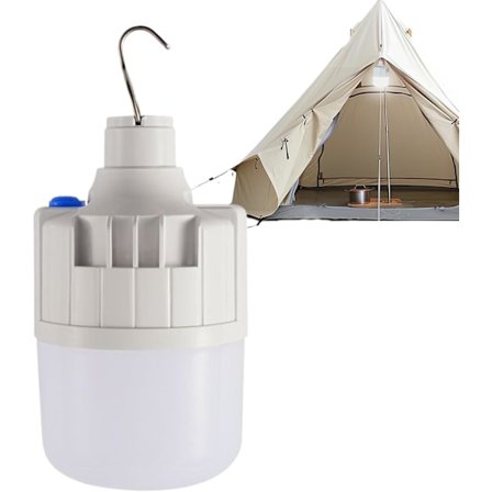 Oppladbare lyspærer | Forblir på under strømbrudd | Selvladende nødlyspærer | USB-oppladbare hvite LED-lyspærer | Supersterk