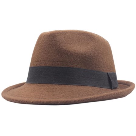 Hatte - Elegant Jazz Hat - Varm Spand Hat - Fedora Hat - Jazz Cap - Solhat - Tilbehør - Hovedbeklædning