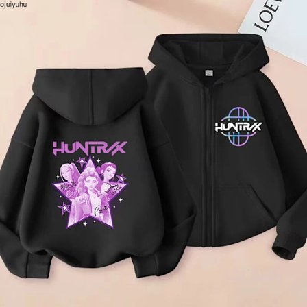 KPop anime koreansk version fashionable herre- og dame casual lynlås hoodie