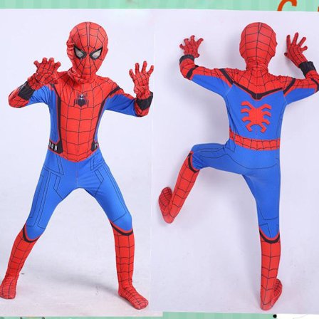 Spider-Man Cosplay-dräkt för barn och vuxna, 3-12 år