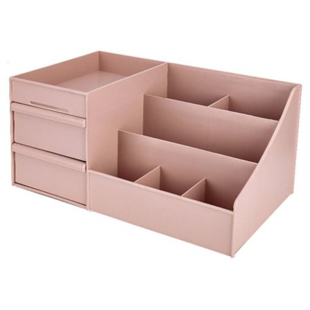 Muovinen kosmetiikan säilytyslaatikko, laatikko, meikkien järjestäjä, korujen kynsilakan meikkilaatikko, säilytysastia kotiin, toimistoon, työpöydälle