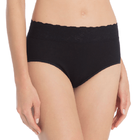 Calida Bomullstrosa Lycraspitze Maxi 23907 Trosor Dam Svart M