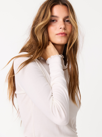 Jean Paul - Arianne topp - Dame - Hvit - Gensere & Cardigans - XXL