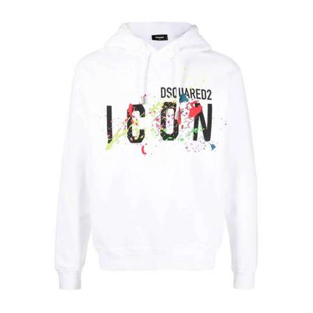 Dsquared2 - Hood Tröjor - Vit - Herr - Storlek: Xl, Herr, Storlek: XL
