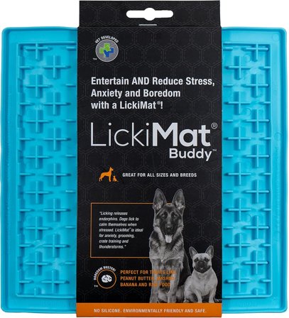 LickiMat Buddy Turkis, Tøj & Bolig, Foder & Tilbehør, Mad- & Vandskåle