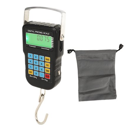 Digital bagagevægt 50 kg høj nøjagtighed letvægts ABS krogvægt til bagage