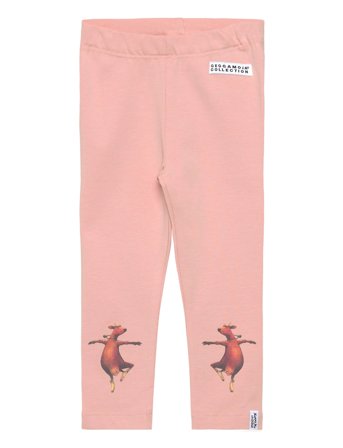Geggamoja Mamma Mu Leggings Blush Pink - Pink - 98/104