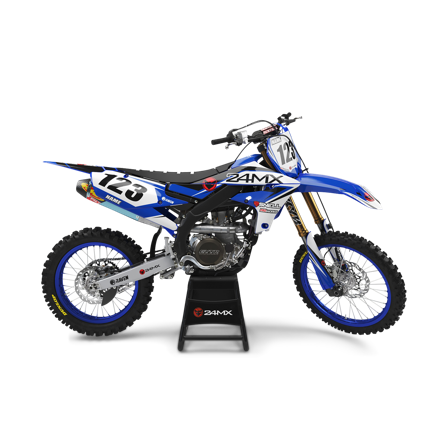 24MX Komplett Komplett GP Dekalkit med Nummerplåtsdekaler - Yamaha TT-R 230 2005-2023