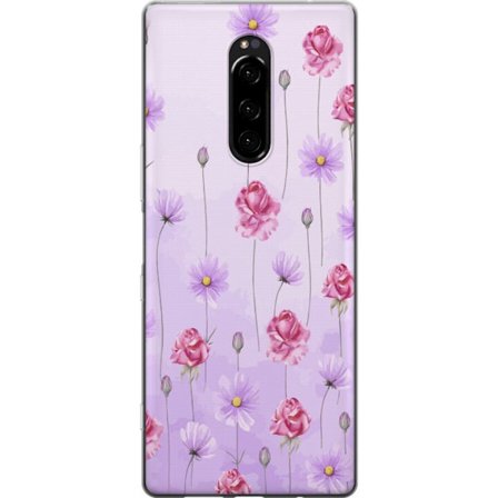 Kompatibelt Mobildeksel til Sony Xperia 1 Petal Reverie Lilac Mist