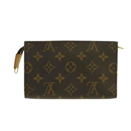 Louis Vuitton Vintage, Pre-owned Canvas pouches Bruin, unisex, Maat:ONE Size