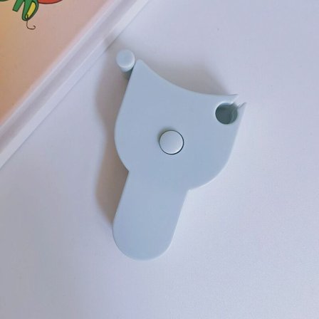 Automatiskt infällbart måttband kropp centimeter måttband midja bröst benmått metriskt måttband sylinjal blå