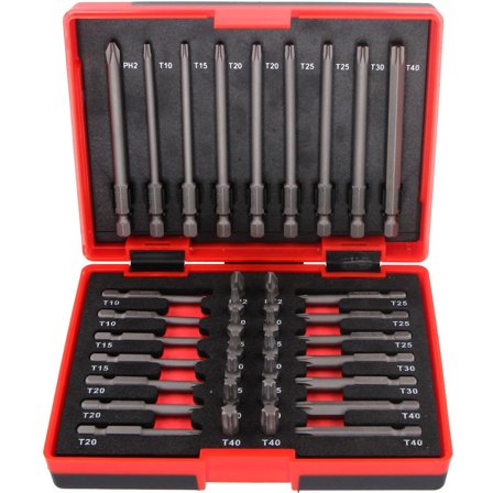 Tecos T-B037 Bitsett 204 mm, Shark, Maskintilbehør & forbruk