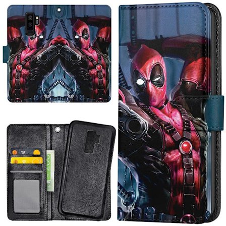 Samsung Galaxy S9 Plus - Plånboksfodral/Skal Deadpool