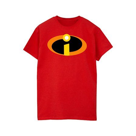 Disney Dam/Kvinnor The Incredibles Kostym Logo Bomull T-Shir