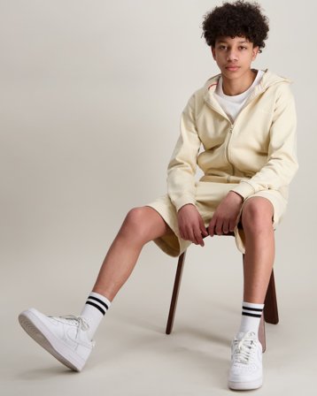 HUGO HOODED CARDIGAN Beige Huvtröjor/Hoodies Kille - Kids Brand Store