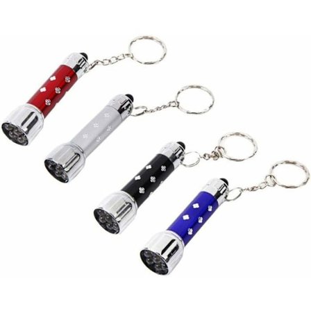 Taskulamppu - Mini LED-valot - 4 väriä - Kannettava - Ihanteellinen retkeilyyn