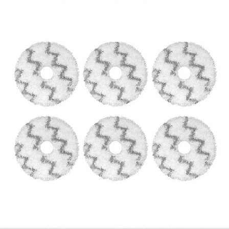 6 st Moppduk Ersättning för Eva SDJ06RM Dammsugare Reservdelar Tillbehör Fotofärg