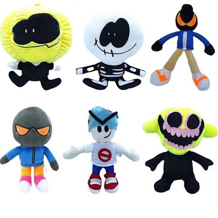 20cm Friday Night Funkin Plyschleksaker Dockor Skelettman Pumpaman Pojkvän Bomberman Citron