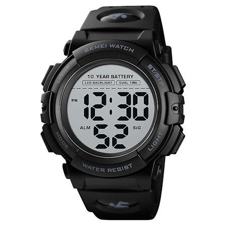 Skmei 1562 Men Sport Waterprooic Watch Svart