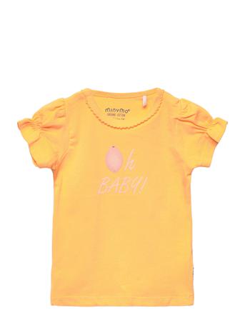 T-Shirt Ss Yellow Minymo