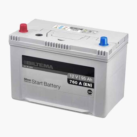 Startbatteri Silver 12 V 95 Ah - Biltema