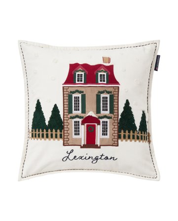Lexington House organic cotton velvet pillow cover