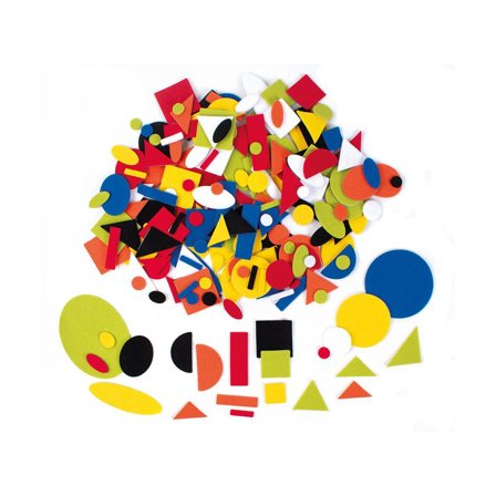 PLAYBOX Geometriska former självhäftande 500/fp - Lyreco - Skola och förskola - Hobbymaterial - Bokmärken och stickers