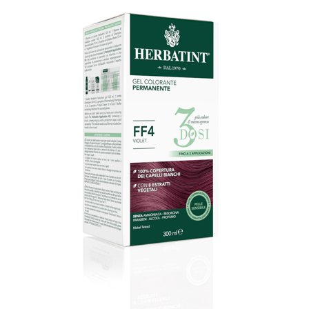 Herbatint Tintura Per Capelli Gel Permanente FF4 Violet 3 Dosi