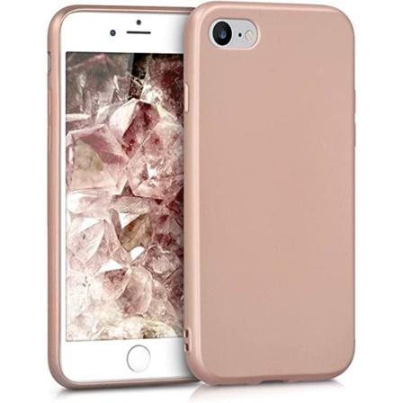 Mjukt Skal (tpu) I Metallic Färg, Iphone 7/8/se20/se22 Rosa Guld
