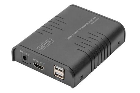 Digitus Ds-55530 1080P/60hz HDMI KVM IP Extender Receiver