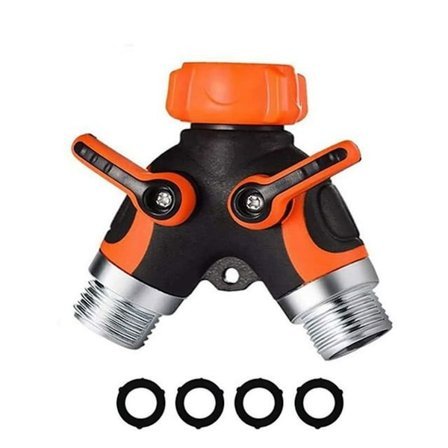 Vandfordeler, 2-vejs kraftig haveslangefordeler,