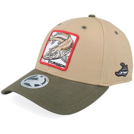 Skillfish - Beige adjustable Keps - Sturgeon Box Khaki/Olive Adjustable @ Hatstore