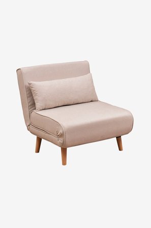 Hanah Home - Sovesofa 1-seter Folde Single - Beige - Sovesofaer - Fra Homeroom
