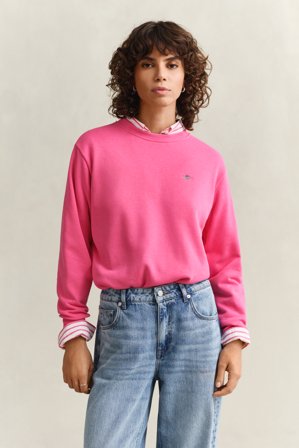 GANT Damen Rundhals-Sweatshirt (XXL) Rosa