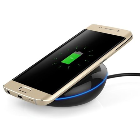 Langaton Qi-laturi, pikalataus Musta (WA-14)