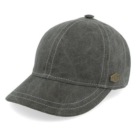 MJM Hats - Cinza fitted Boné - Baseball Canvas Black Fitted @ Hatstore