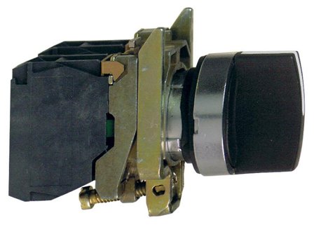 Schneider Electric XB4BD21 Dreiebryter 2-posisjon, 1SL, Strømbrytere & vegguttak