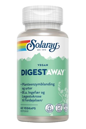 Solaray Digestaway 60 kaps., Helse & Madvarer, Kosttilskud, Fordøjelse & Fibre
