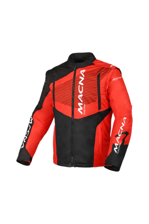 Macna Crest MC Jacket Black/Red L