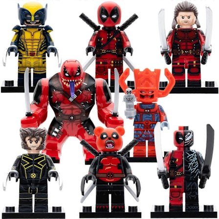 Wolverine Multiverse Varianter Minifigur Sæt 1 Med Våben Tilbehør